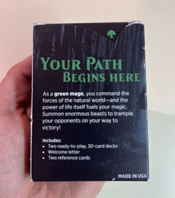 Open Box- Magic the Gathering Green Mage Starter Deck 2019, 2 Sealed Decks, READ - Image 4