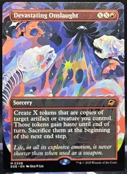 Devastating Onslaught #308 Edge of Eternities Borderless Regular Mythic - Image 1