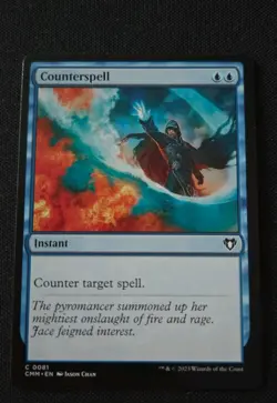 MTG - Counterspell - Commander Masters - Near Mint - Common CMM #81 Non Foil - Image 1