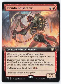 Evendo Brushrazer (Extended Art) R Commander: Edge of Eternities 30 NM - Image 1