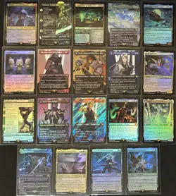 Final Fantasy MTG Foil Extended Art Borderless -33 Card Lot- Gogo Cecil Aerith - Image 2