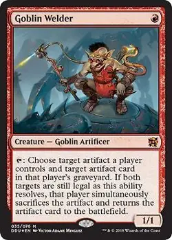 MTG Duel Decks Elves vs. Inventors - Goblin Welder (Foil) - Image 1