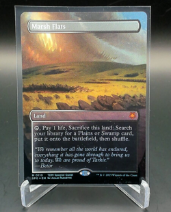 Marsh Flats Borderless 0110 MTG Special Guests Mythic NP Foil - Image 1