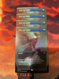 MTG Modern Horizons 3 Strix Serenade Borderless x 4 - Image 1