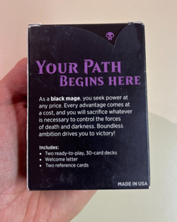 Open Box- Magic the Gathering Black Mage Starter Deck 2019, 2 Sealed Decks, READ - Image 3