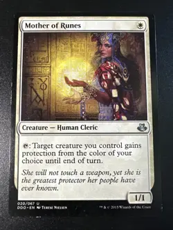 MTG Mother of Runes {Duel Decks: Elspeth vs. Kiora} - LP - Image 1