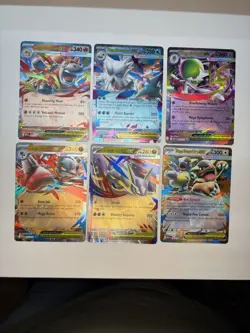 Pokemon Mega Evolution Mega Ex Double Rare Lot (6) NM Pack Fresh - Image 1