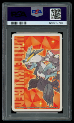 PSA 8 NM-MT Pokemon Japanese Dewott White Kyurem Poker Playing Card - Image 2
