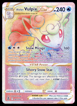 Pokemon Alolan Vulpix VSTAR 197/195 (Secret) - SWSH12: Silver Tempest - Image 1