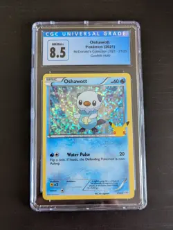 CGC 8.5 Near Mint Pokemon TCG Oshawott McDonald's Promos 21/25 Holo Promo Promo - Image 1