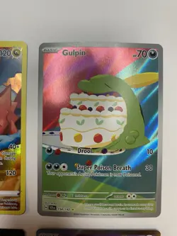 Kingdra EX 122 Fates Collide, Gulpin 154 Full Art, Druddigon TG09 Pokemon - Image 3
