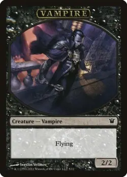 Vampire Token - Medium Play MTG Innistrad - Image 1