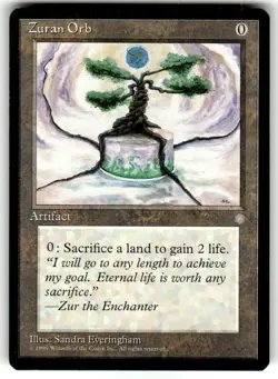 MTG 1x Zuran Orb Ice Age Legacy Magic the Gathering Card x1 NM - Image 1
