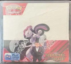 Pokemon Destined Rivals TCG Scarlet & Violet Booster Box 36 Packs & Display Case - Image 1