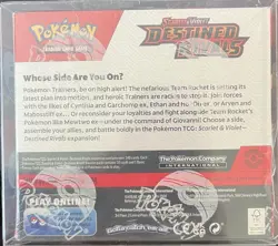 Pokemon Destined Rivals TCG Scarlet & Violet Booster Box 36 Packs & Display Case - Image 2