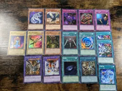 YU-GI-OH MISC KOREAN 17 CARD LOT HOLOS/RARE NM-LP - Image 1
