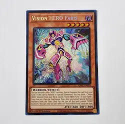 Vision HERO Faris - RA01-EN004 - Secret Rare - NM - 1st ed - Yugioh - Image 1