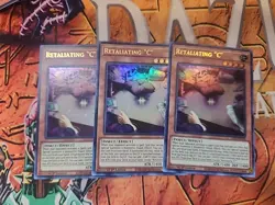 3x Retaliating "C" GFP2-EN108 Ultra Rare 1st Ed NM Playset X3 Yugioh - Image 1