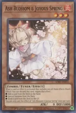 Yugioh! HP Ash Blossom & Joyous Spring - SDBT-EN014 - Common - 1st Edition Heavi - Image 1