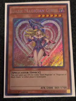 Yu-Gi-Oh! TCG Dark Magician Girl MVP1-ENS56 Secret Rare 1st Edition VLP - Image 1