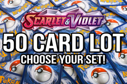 Pokemon TCG 50 Card Bulk Lot | Guaranteed Holos/Reverse Holos | Choose Your Set! - Image 1