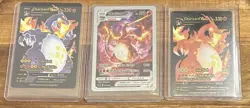 Pokemon Charizard VMAX Fan Art Cards, Lot Of 3 - Image 1