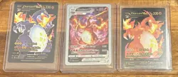 Pokemon Charizard VMAX Fan Art Cards, Lot Of 3 - Image 2