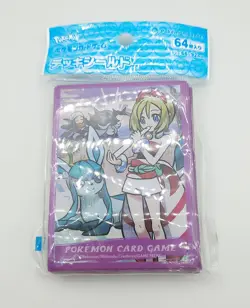 Pokemon Center Pro Irida Glaceon Legends Arceus TCG card sleeves set x64 - Image 1