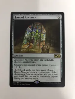 Icon of Ancestry MTG Magic the Gathering Card NM Near Mint M20 - Image 1