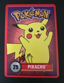 Pokemon Vintage Promo Card Pikachu #25 Nintendo - Image 1