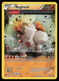 Regirock XY49 Promo XY Promos Pokemon Card - Image 1