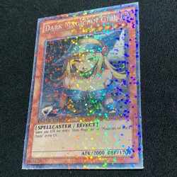 Dark Magician Girl Yugioh Waifu Custom Card Holo Foil Anime Rare Sexy Risque - Image 2