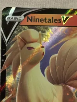 Ninetales V 026/192 Sword & Shield Rebel Clash Ultra Rare Holo Pokemon Card - Image 5