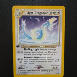 Pokemon Cards: Neo Destiny 1st Edition Rare: Light Dragonair 22/105 NM - Image 1