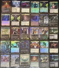 Final Fantasy MTG Foil Extended Art Borderless -30 Card Rare Mythic Lot- Yuna - Image 1