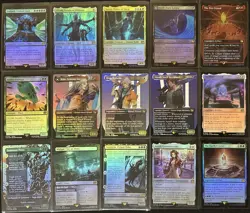 Final Fantasy MTG Foil Extended Art Borderless -30 Card Rare Mythic Lot- Yuna - Image 2