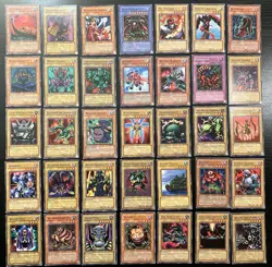 Lot of 60 Vintage Yu-Gi-Oh Cards - LP+ - 1996 - Image 1
