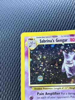 Pokemon Sabrina's Gengar Holo 14/132 Gym Heroes Card - Image 2