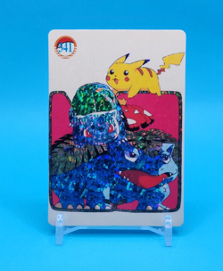 Pokemon Card - Pikachu, Bulbasaur & Venusaur #341 - Vending Machine - Holo - Image 1