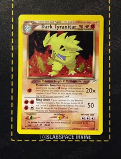2002 Pokemon TCG Card Holo Dark Tyranitar 11/105 Neo Destiny - Image 1