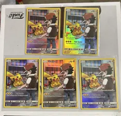 Pikachu 241/236 Cosmic Eclipse Full Art Secret Rare Holo Pokemon Card lot mint - Image 1