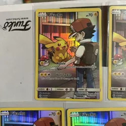 Pikachu 241/236 Cosmic Eclipse Full Art Secret Rare Holo Pokemon Card lot mint - Image 2