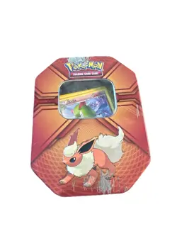 Jolteon Tin Pokemon Center Trading Cards TCG Game Triple Effect - Image 1