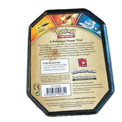 Jolteon Tin Pokemon Center Trading Cards TCG Game Triple Effect - Image 2