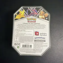Nintendo Pokemon V Powers Tin Trading Card Game Eevee V - Eevee Tin 820650807794 - Image 2