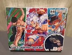 One Piece Card Game Learn Together Deck Set LD01 English Sealed - Image 1