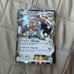 Steelix EX 67/114 XY Steam Siege Holo Pokemon Card TCG NM - Image 1