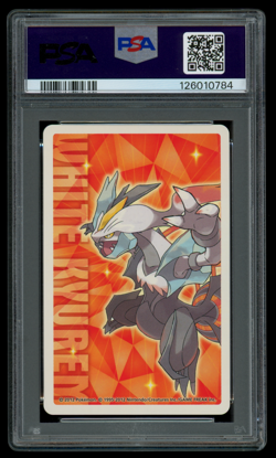 PSA 8 NM-MT Pokemon Japanese Tepig White Kyurem Poker Playing Card - Image 2