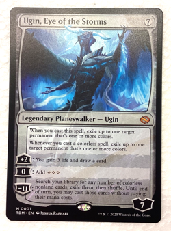 x1 Ugin, Eye of the Storms M MTG Tarkir: Dragonstorm M/NM, English Fast Shipping - Image 1