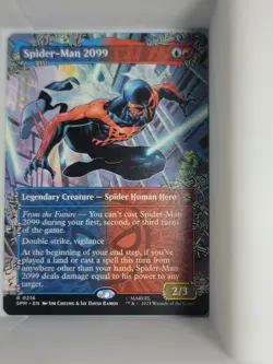 Spider-Man 2099 (0216) (Borderless) - FOIL - [Marvel's Spider-Man] MTG NM/M 💧🔥 - Image 1